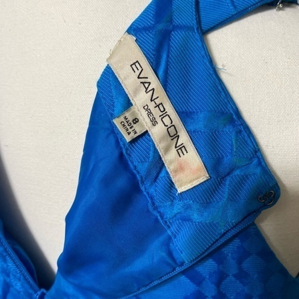 Evan Picone Women’s Blue Midi Dress - Picture 3 of 10